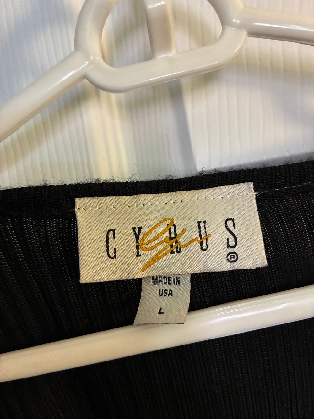 Cyrus Black Ribbed Button-Up Cardigan - Picture 2 of 2